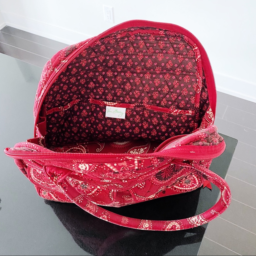 ❤️ Vera Bradley Retired Red Mesa Paisley Bag - Picture 3 of 9